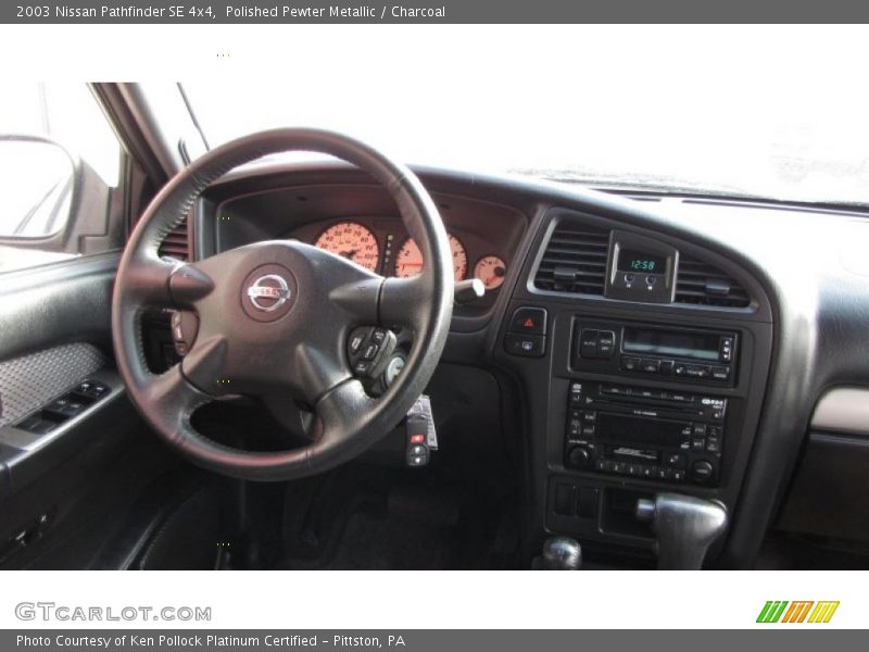 Polished Pewter Metallic / Charcoal 2003 Nissan Pathfinder SE 4x4