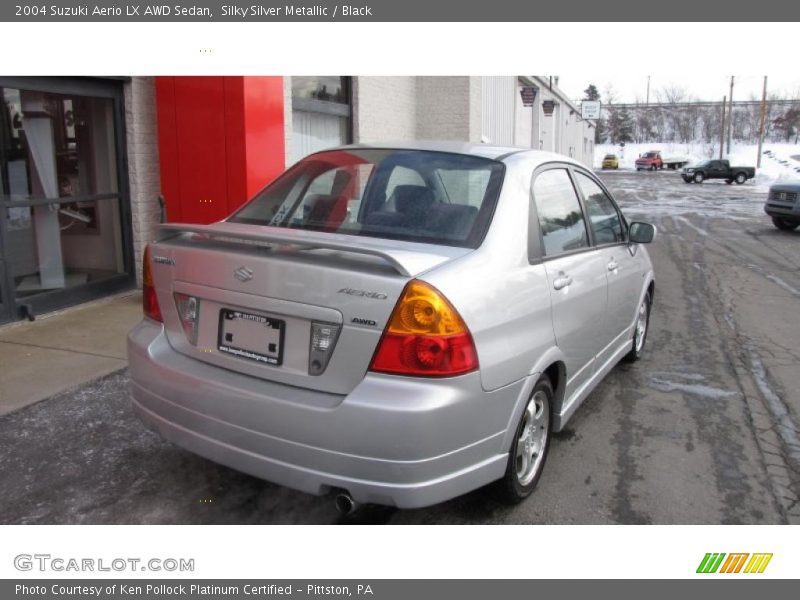 Silky Silver Metallic / Black 2004 Suzuki Aerio LX AWD Sedan