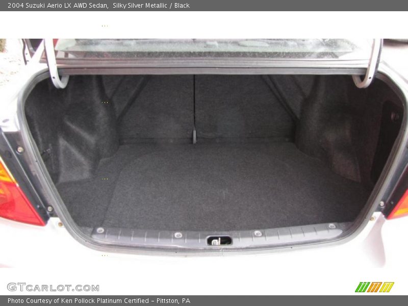 Silky Silver Metallic / Black 2004 Suzuki Aerio LX AWD Sedan
