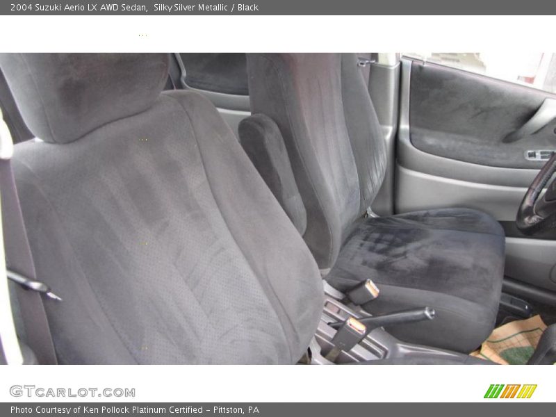 Silky Silver Metallic / Black 2004 Suzuki Aerio LX AWD Sedan