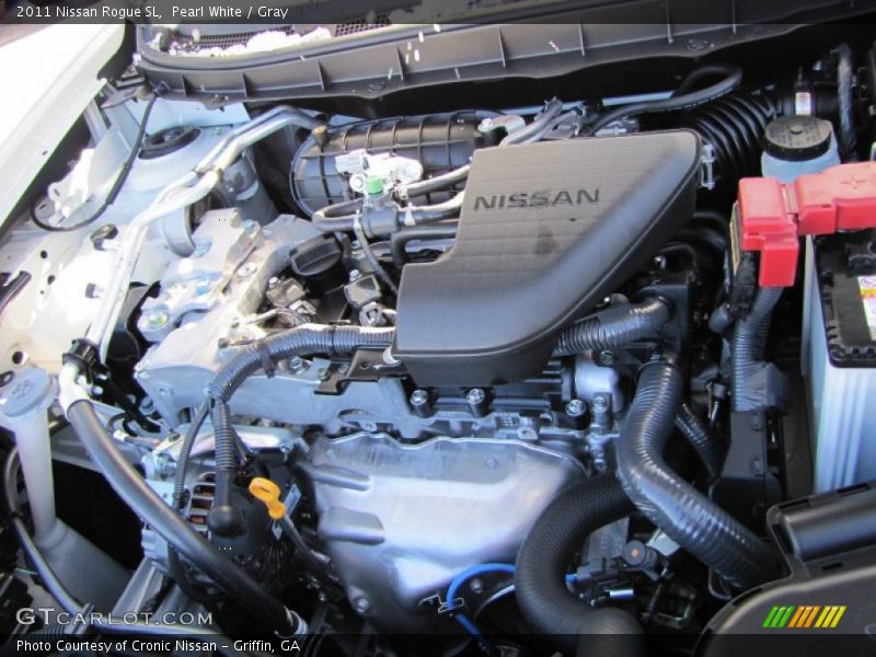 Pearl White / Gray 2011 Nissan Rogue SL