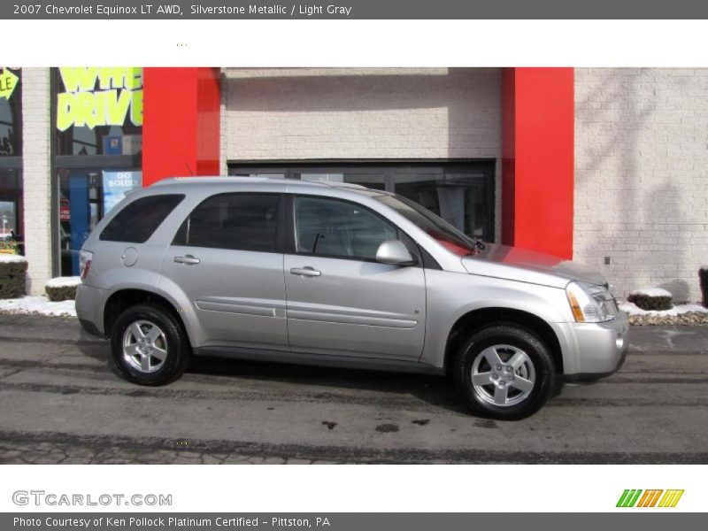 Silverstone Metallic / Light Gray 2007 Chevrolet Equinox LT AWD