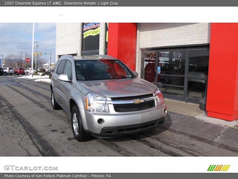 Silverstone Metallic / Light Gray 2007 Chevrolet Equinox LT AWD