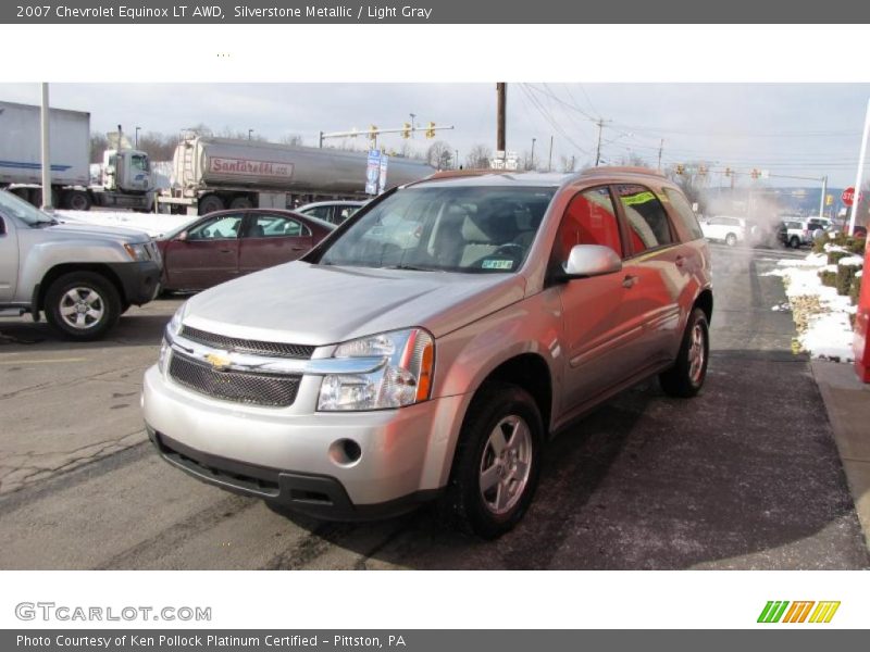 Silverstone Metallic / Light Gray 2007 Chevrolet Equinox LT AWD