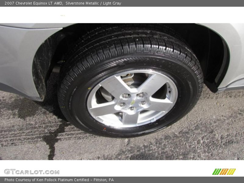 Silverstone Metallic / Light Gray 2007 Chevrolet Equinox LT AWD