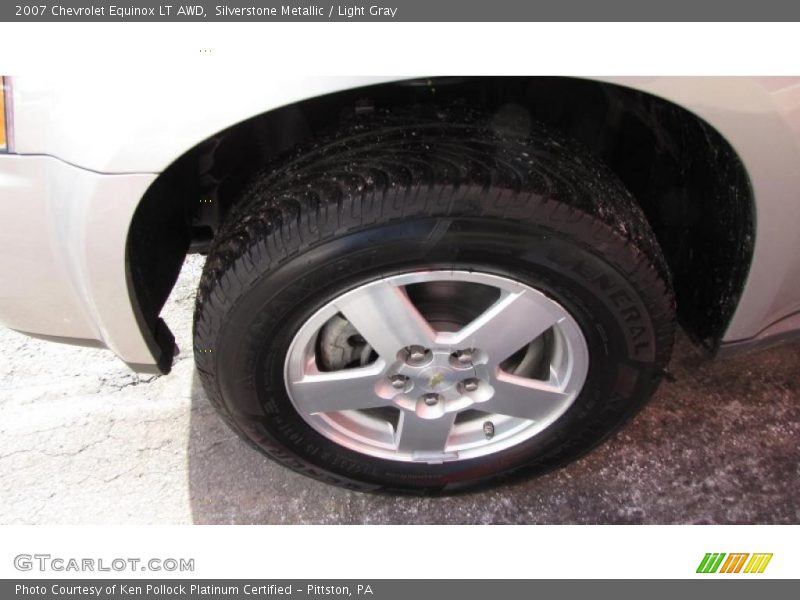 Silverstone Metallic / Light Gray 2007 Chevrolet Equinox LT AWD