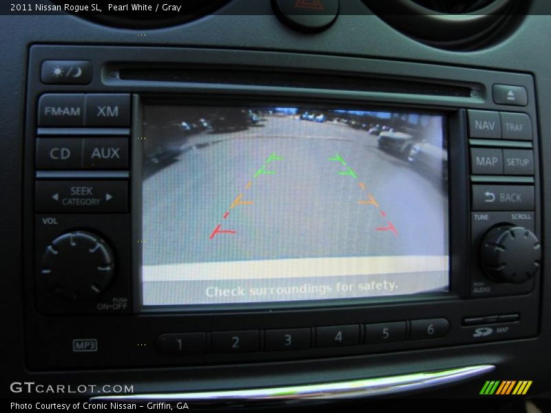 Pearl White / Gray 2011 Nissan Rogue SL