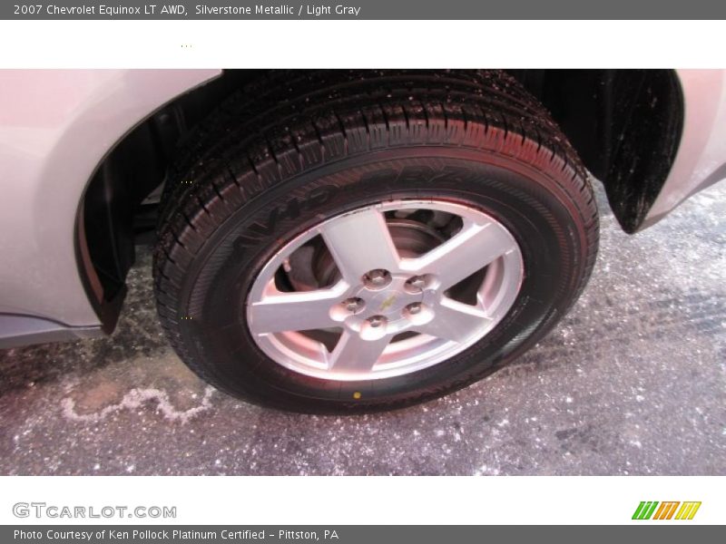 Silverstone Metallic / Light Gray 2007 Chevrolet Equinox LT AWD