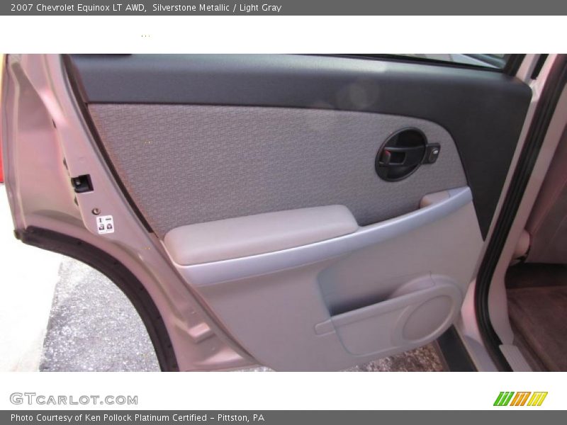 Silverstone Metallic / Light Gray 2007 Chevrolet Equinox LT AWD
