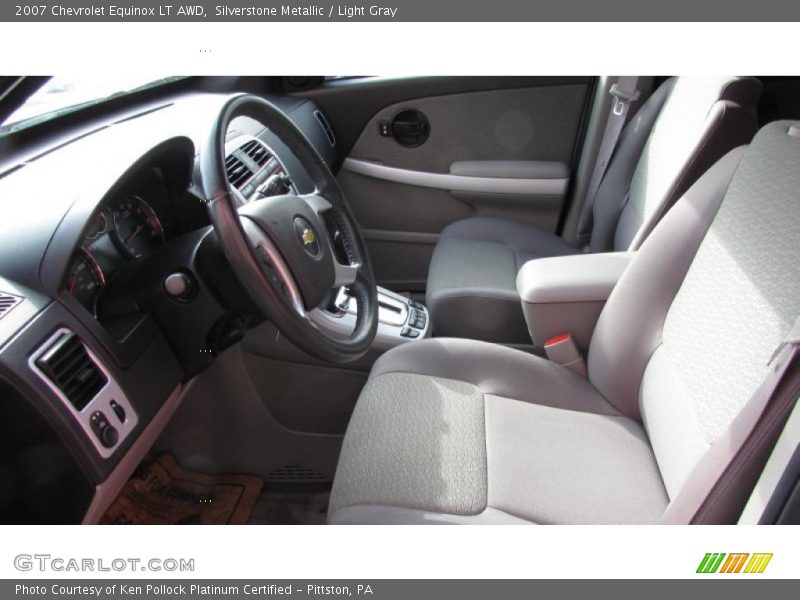 Silverstone Metallic / Light Gray 2007 Chevrolet Equinox LT AWD
