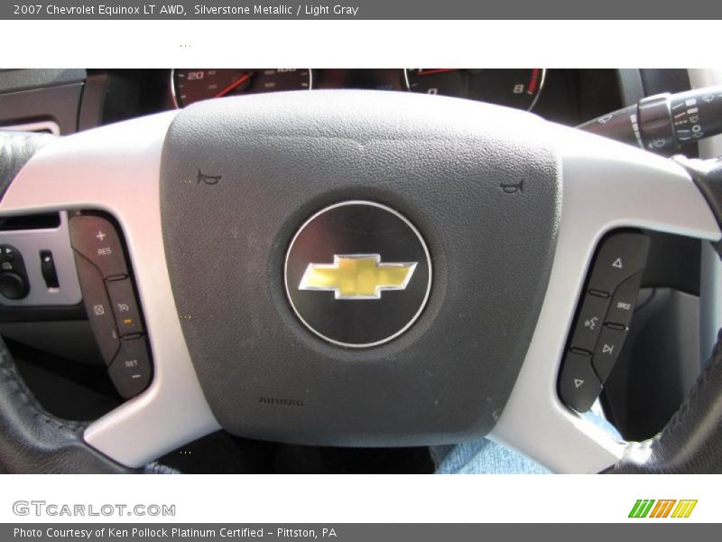 Silverstone Metallic / Light Gray 2007 Chevrolet Equinox LT AWD