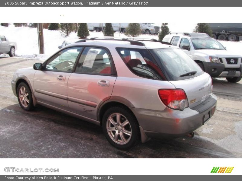 Platinum Silver Metallic / Gray Tricot 2005 Subaru Impreza Outback Sport Wagon