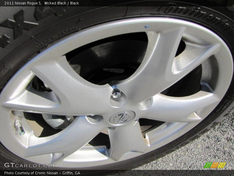 Wicked Black / Black 2011 Nissan Rogue S