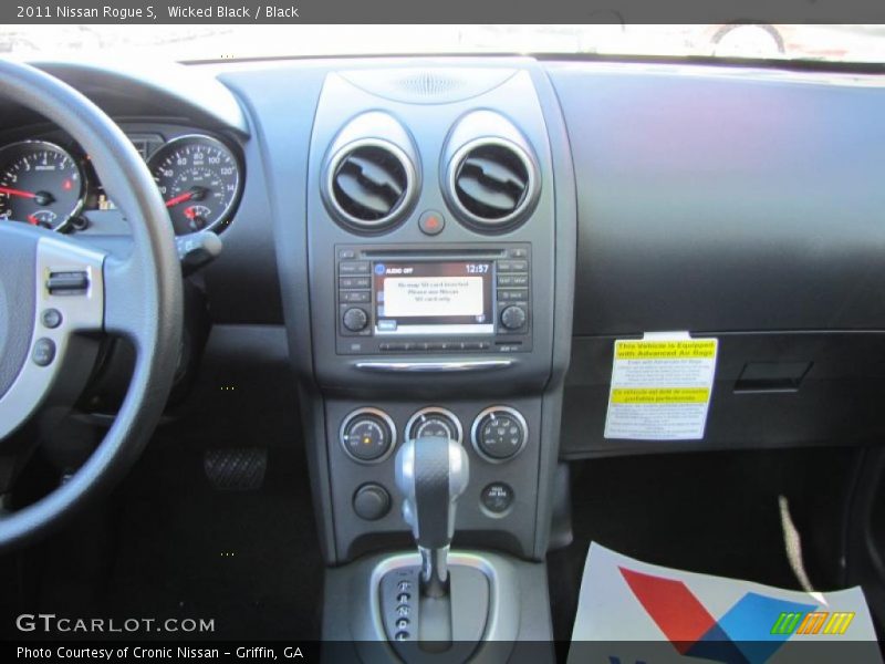 Wicked Black / Black 2011 Nissan Rogue S