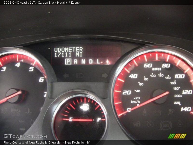 Carbon Black Metallic / Ebony 2008 GMC Acadia SLT