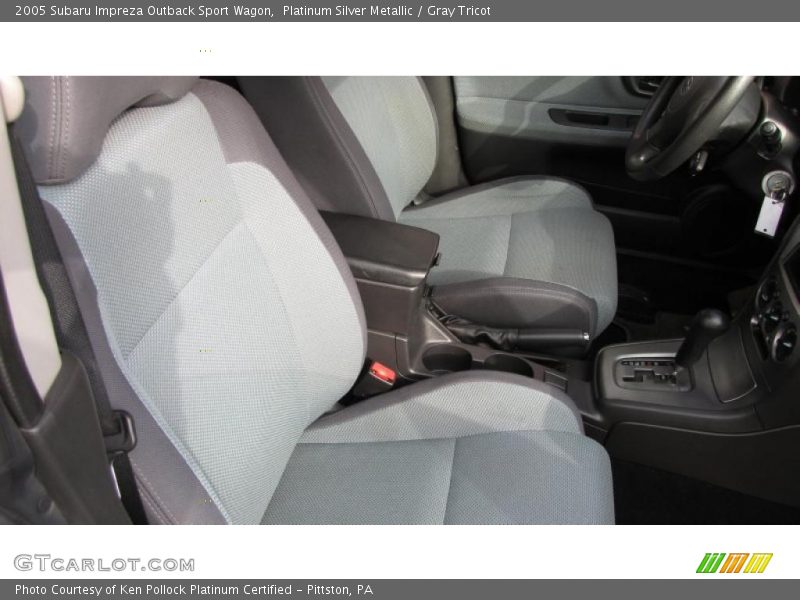 Platinum Silver Metallic / Gray Tricot 2005 Subaru Impreza Outback Sport Wagon