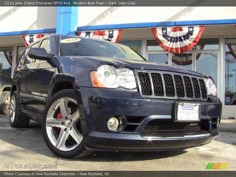 Modern Blue Pearl / Dark Slate Gray 2010 Jeep Grand Cherokee SRT8 4x4