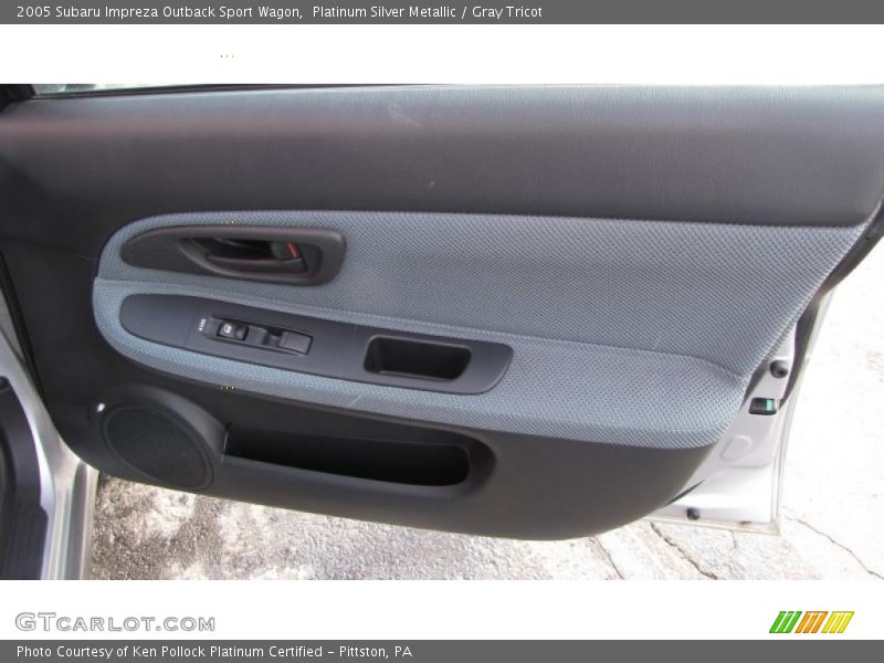 Platinum Silver Metallic / Gray Tricot 2005 Subaru Impreza Outback Sport Wagon