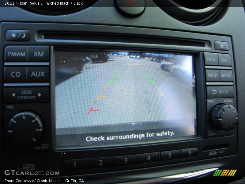 Wicked Black / Black 2011 Nissan Rogue S