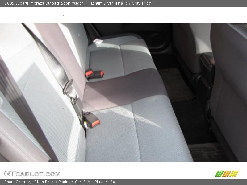 Platinum Silver Metallic / Gray Tricot 2005 Subaru Impreza Outback Sport Wagon