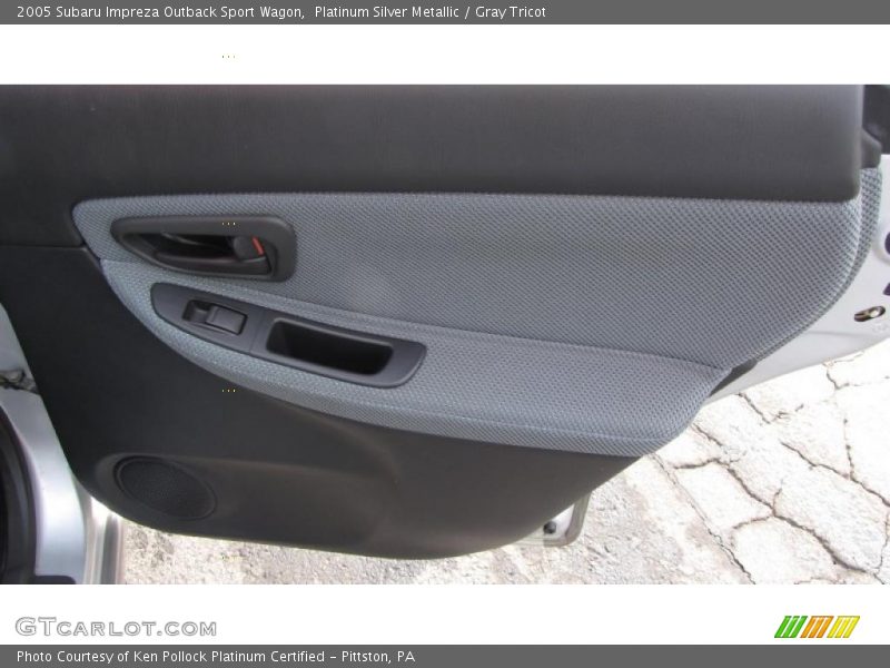 Platinum Silver Metallic / Gray Tricot 2005 Subaru Impreza Outback Sport Wagon