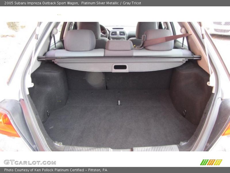 Platinum Silver Metallic / Gray Tricot 2005 Subaru Impreza Outback Sport Wagon