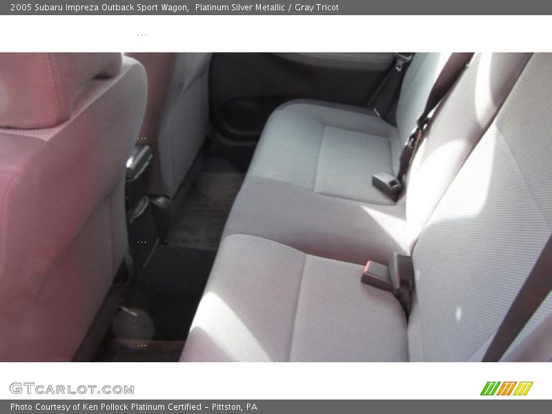 Platinum Silver Metallic / Gray Tricot 2005 Subaru Impreza Outback Sport Wagon