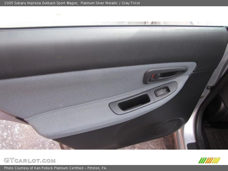 Platinum Silver Metallic / Gray Tricot 2005 Subaru Impreza Outback Sport Wagon