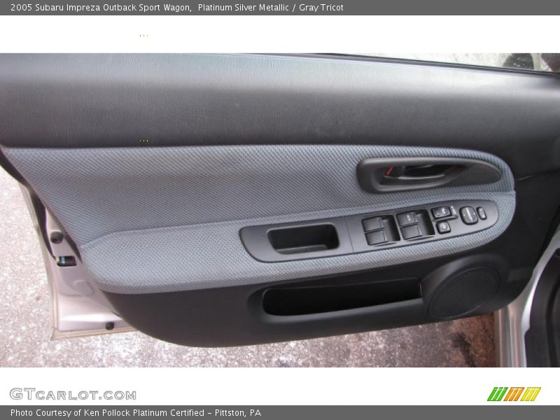 Platinum Silver Metallic / Gray Tricot 2005 Subaru Impreza Outback Sport Wagon