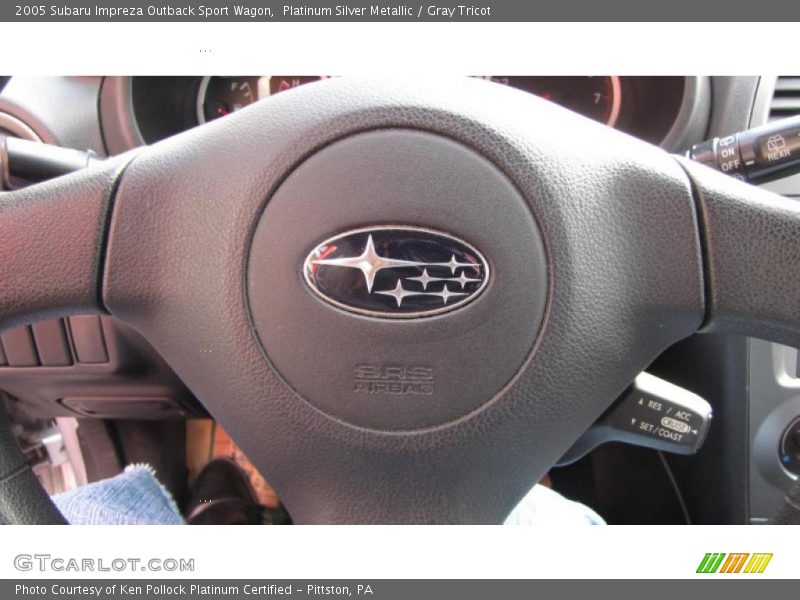 Platinum Silver Metallic / Gray Tricot 2005 Subaru Impreza Outback Sport Wagon