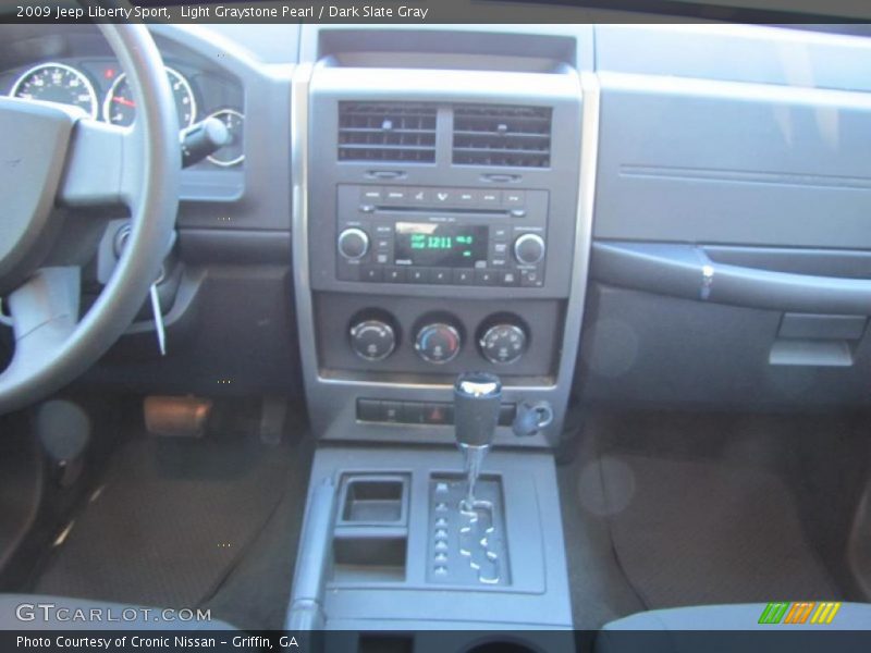 Light Graystone Pearl / Dark Slate Gray 2009 Jeep Liberty Sport