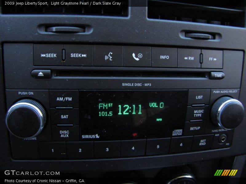 Light Graystone Pearl / Dark Slate Gray 2009 Jeep Liberty Sport