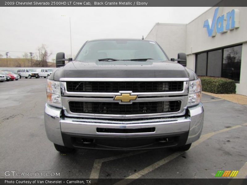 Black Granite Metallic / Ebony 2009 Chevrolet Silverado 2500HD LT Crew Cab