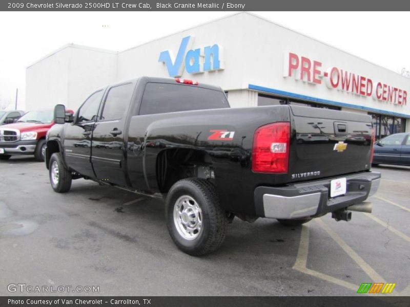 Black Granite Metallic / Ebony 2009 Chevrolet Silverado 2500HD LT Crew Cab
