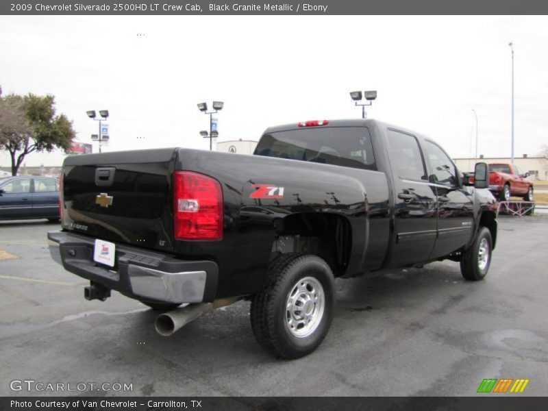Black Granite Metallic / Ebony 2009 Chevrolet Silverado 2500HD LT Crew Cab