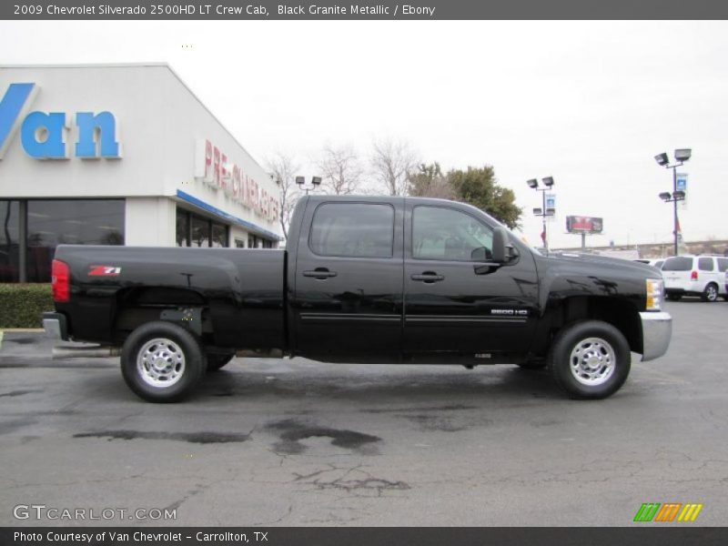 Black Granite Metallic / Ebony 2009 Chevrolet Silverado 2500HD LT Crew Cab