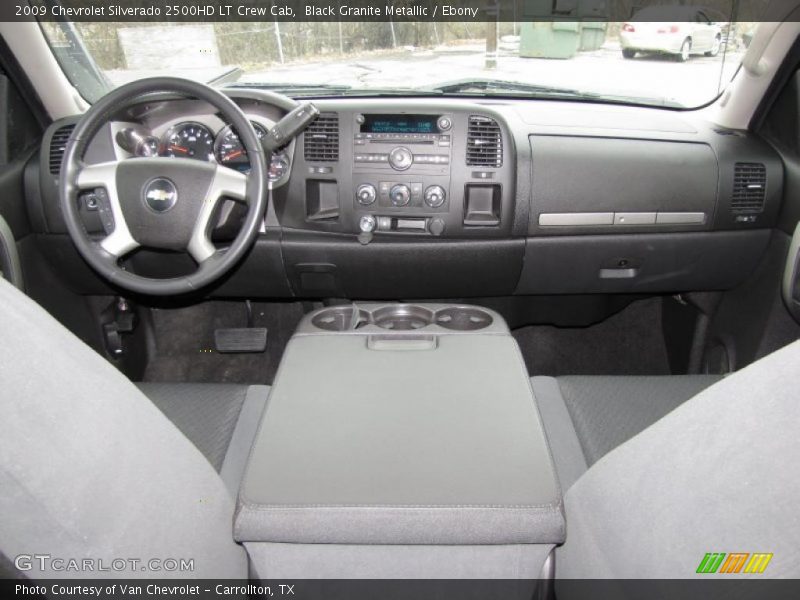 Black Granite Metallic / Ebony 2009 Chevrolet Silverado 2500HD LT Crew Cab