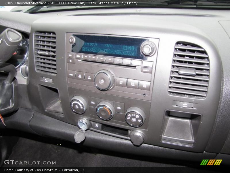 Black Granite Metallic / Ebony 2009 Chevrolet Silverado 2500HD LT Crew Cab