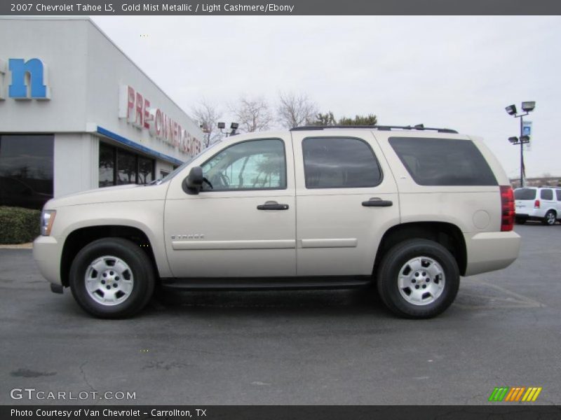 Gold Mist Metallic / Light Cashmere/Ebony 2007 Chevrolet Tahoe LS