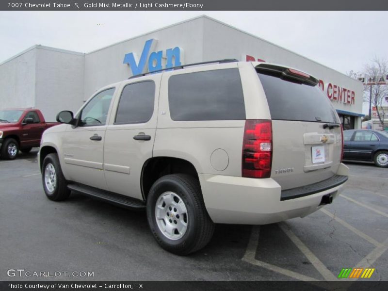 Gold Mist Metallic / Light Cashmere/Ebony 2007 Chevrolet Tahoe LS