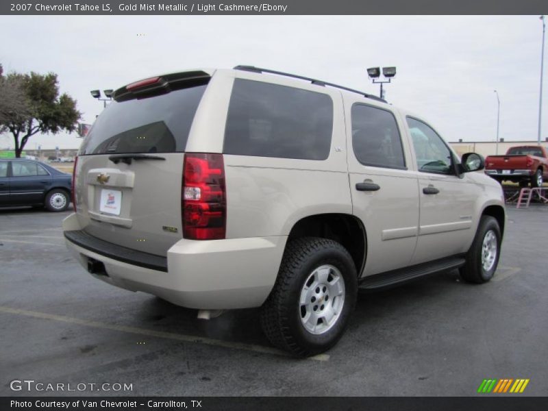 Gold Mist Metallic / Light Cashmere/Ebony 2007 Chevrolet Tahoe LS
