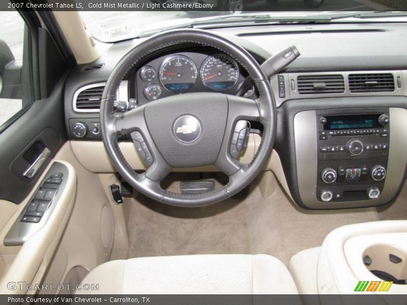 Gold Mist Metallic / Light Cashmere/Ebony 2007 Chevrolet Tahoe LS