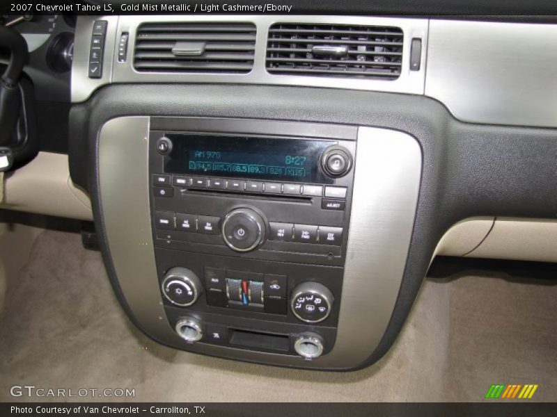 Gold Mist Metallic / Light Cashmere/Ebony 2007 Chevrolet Tahoe LS