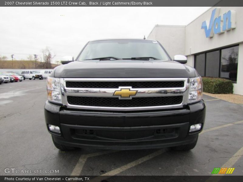 Black / Light Cashmere/Ebony Black 2007 Chevrolet Silverado 1500 LTZ Crew Cab