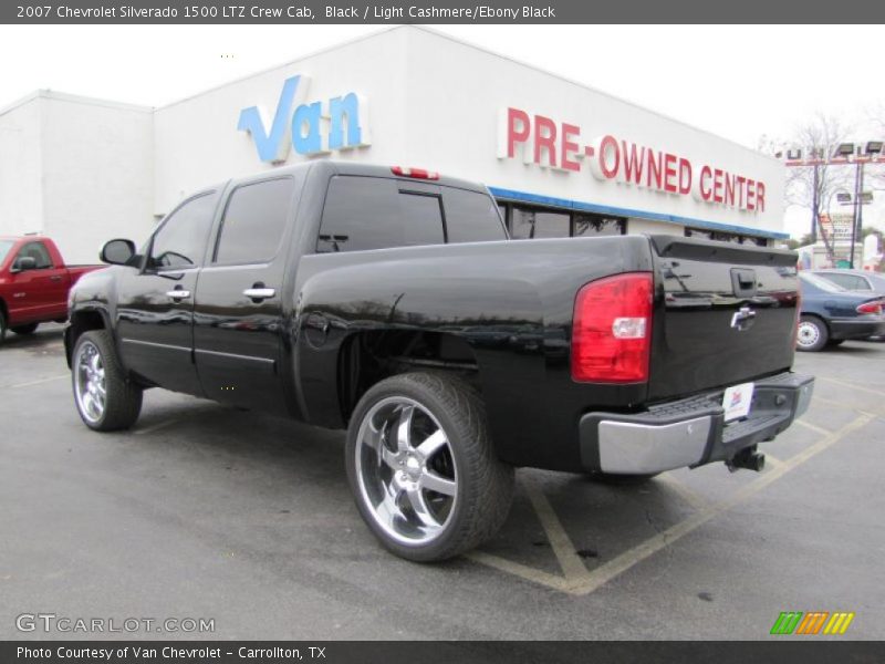 Black / Light Cashmere/Ebony Black 2007 Chevrolet Silverado 1500 LTZ Crew Cab