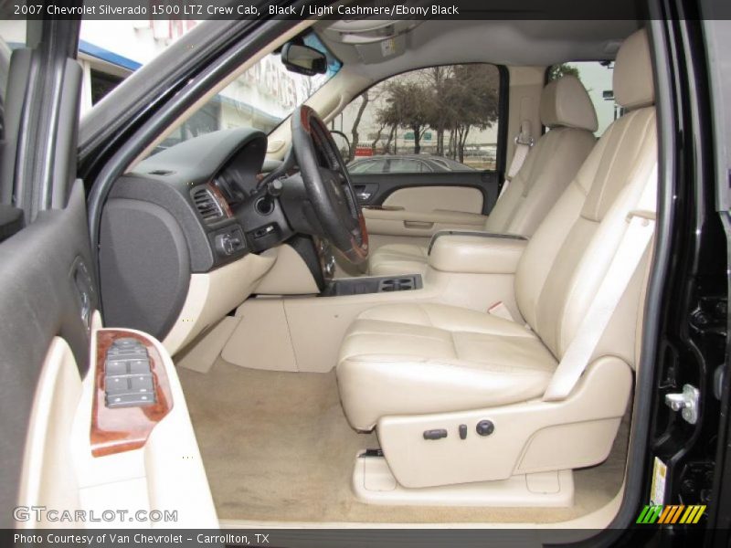 Black / Light Cashmere/Ebony Black 2007 Chevrolet Silverado 1500 LTZ Crew Cab