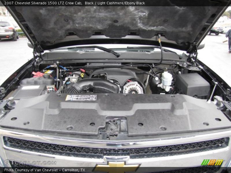 Black / Light Cashmere/Ebony Black 2007 Chevrolet Silverado 1500 LTZ Crew Cab