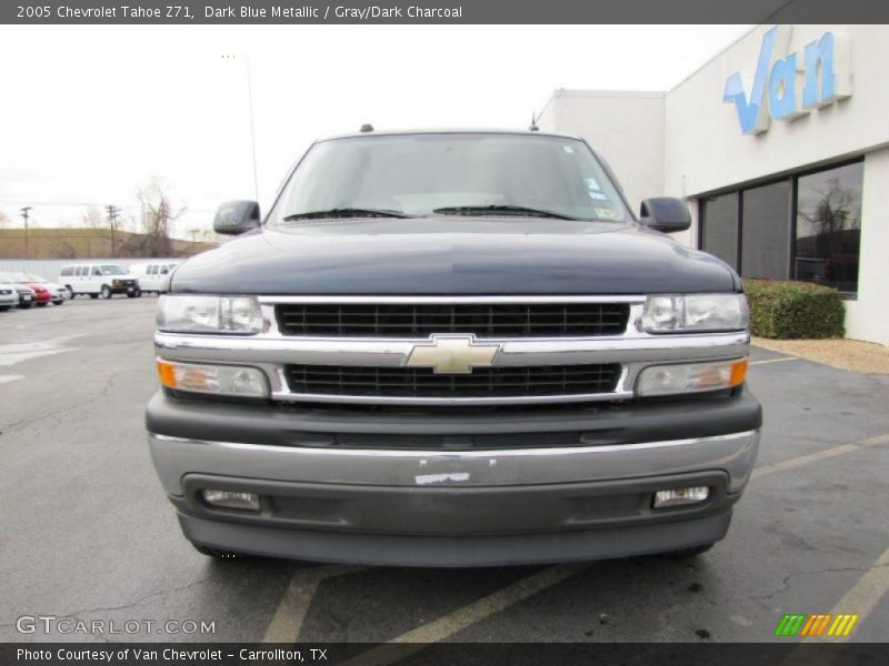 Dark Blue Metallic / Gray/Dark Charcoal 2005 Chevrolet Tahoe Z71