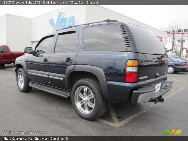 Dark Blue Metallic / Gray/Dark Charcoal 2005 Chevrolet Tahoe Z71