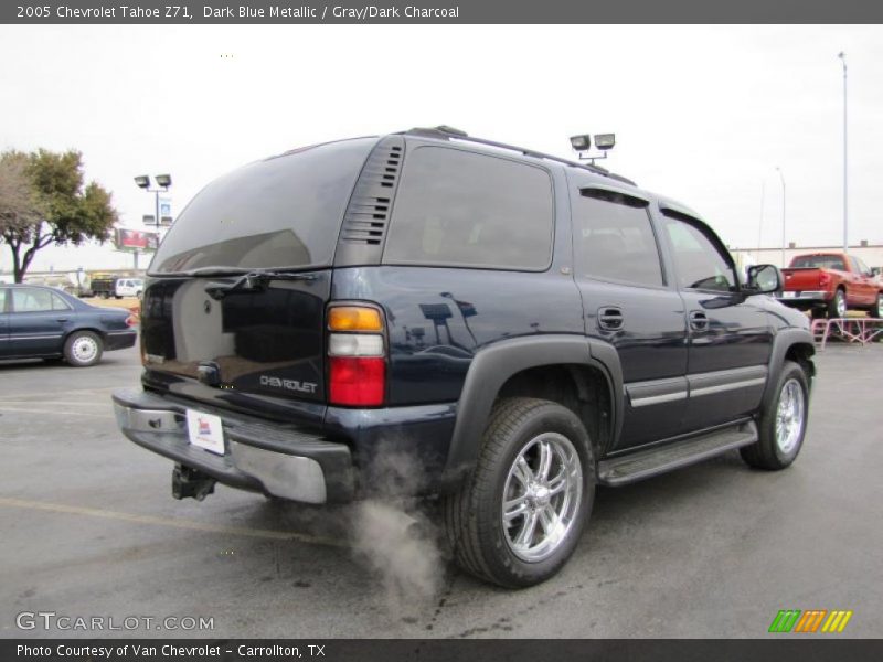 Dark Blue Metallic / Gray/Dark Charcoal 2005 Chevrolet Tahoe Z71